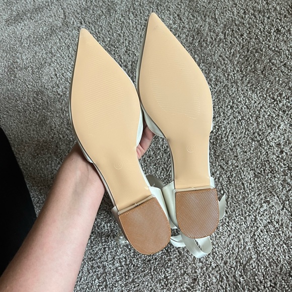 Ivory Satin Wedding Shoes - Picture 5 of 7